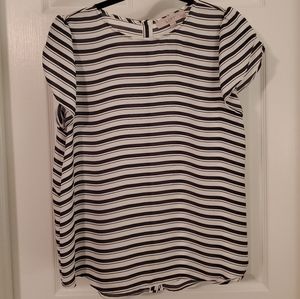 Button down back blouse